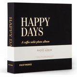 Printworks Happy Days Photo Album, Black (S)