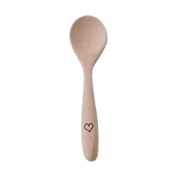 Eulenschnitt Heart Wooden Spoons, Set of 4 - 1 set