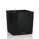 Lechuza CUBE Premium 30 Planter - Black high gloss