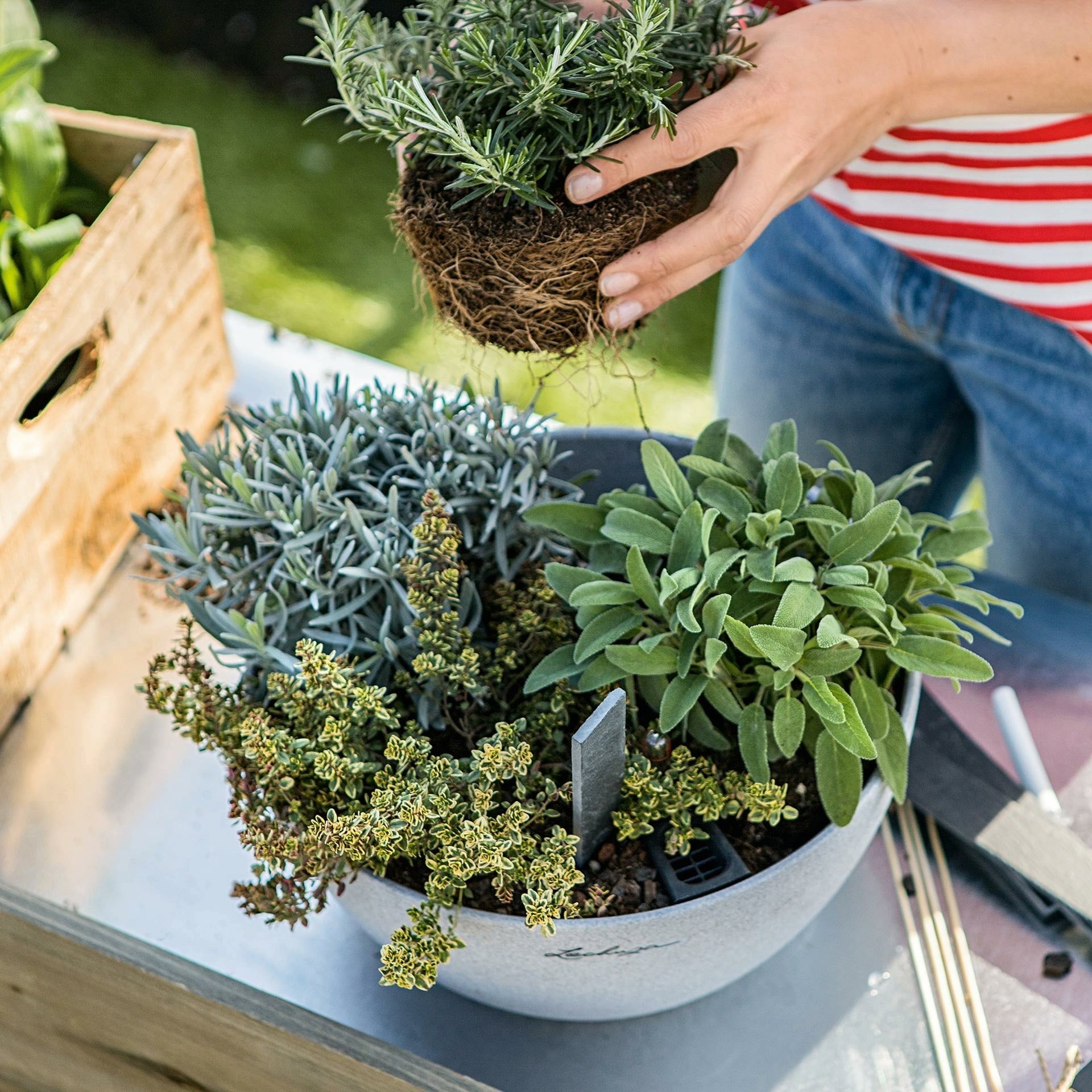 Lechuza CUBETO Stone 30 Planter