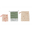 Beutelset in drei Varianten aus Bio-Baumwolle