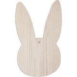 Eulenschnitt "Bunny" Wooden Hanging Decor, Natural