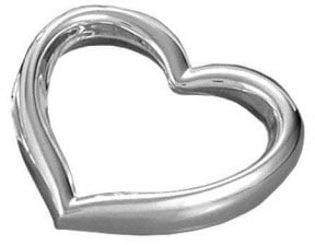 4 Silver-Plated Heart-Shaped Napkin Rings