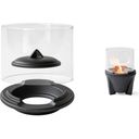 Ljusglas-fäste för vaxbrännare® lava black - Large - 1 st.