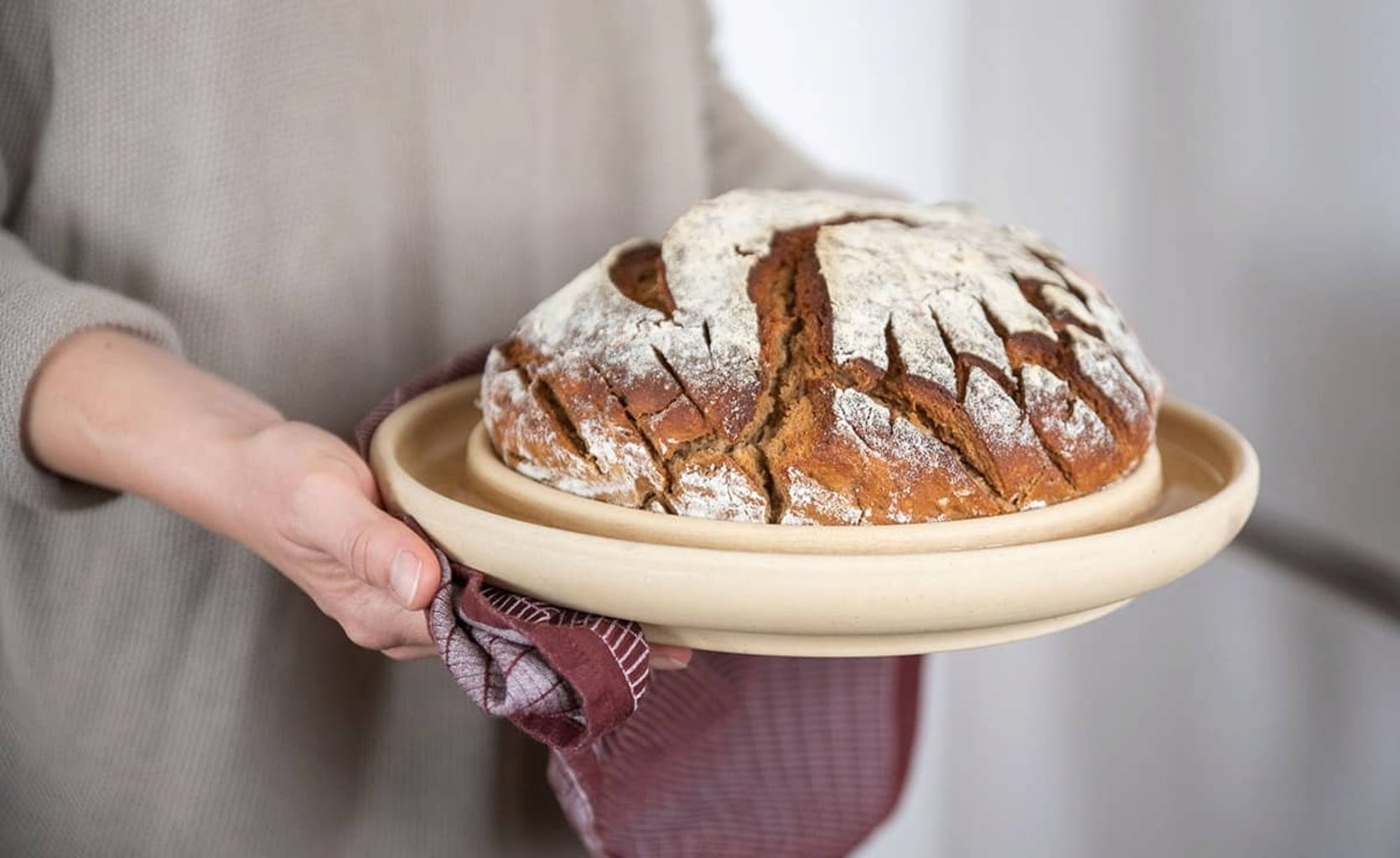 Denk Keramik Bread&Cake - Backplatte mit Rezeptheft - 1 Stk.