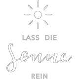 Dekorativt Klistermärke "Lass die Sonne rein"