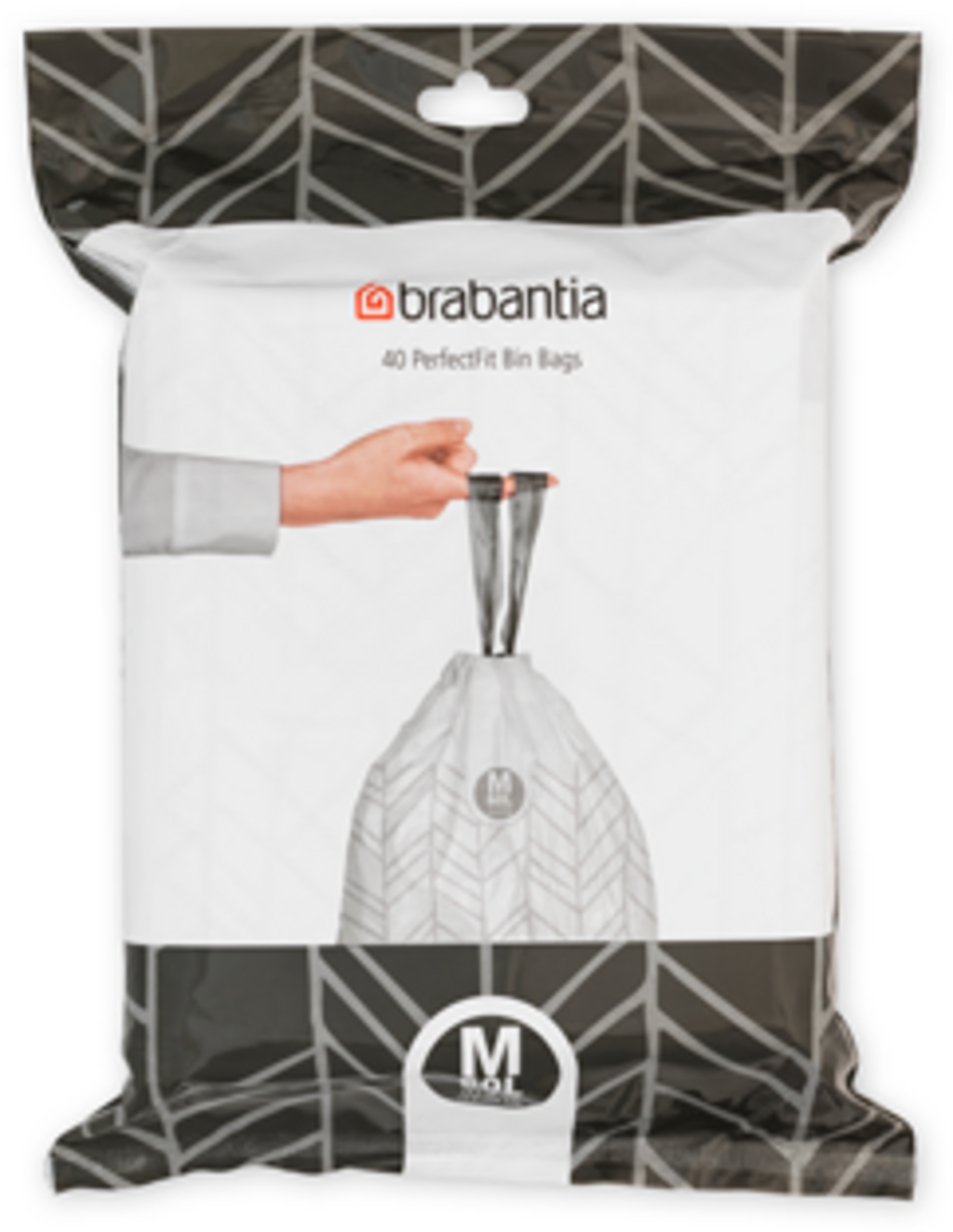 PerfectFit Müllbeutel für Bo Touch Bin - Spenderverpackung, 60L (M) - 40 Stück