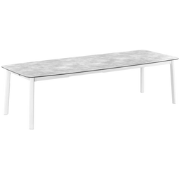 ANCÔNE raztegljiva zunanja miza v videzu betona