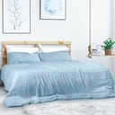 Bamboo Duvet Cover 240 x 220 cm, Light Blue