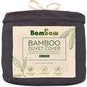 Bambaw Cozy Bamboe Dekbedovertrek 200 x 200 cm - Charcoal