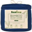 Bambaw Cozy Bamboo Duvet Cover 200x200 cm - Blue Navy