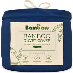 Bambaw Cozy Bamboo Duvet Cover 200x200 cm - Blue Navy