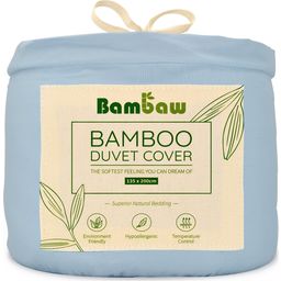 Bambaw Cozy Bamboo Duvet Cover 135 x 200 cm - Light Blue