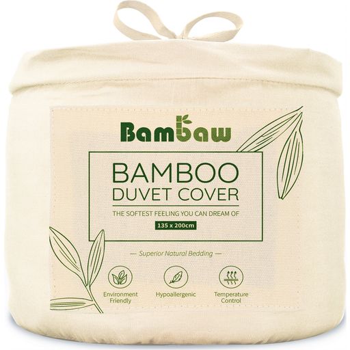 Bambaw Cozy Copripiumino di Bambù 135 x 200 cm - avorio