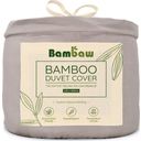 Bambaw Cozy Housse de Couette en Bambou 135 x 200 cm - Grey