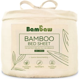 Bambaw Cozy Bamboe Hoeslaken 160 x 200 cm - Ivory