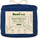 Bambaw Cozy Bamboo Fitted Sheet 140 x 200 cm - Navy Blue