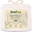 Bambaw Cozy Bambus Spannbettlaken 90 x 190 cm - White