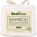 Funda de Almohada de Bambú 65 x 65 cm, Set de 2 - Blanco