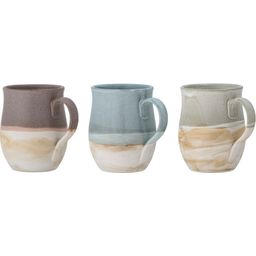 Bloomingville ASH Mug, Set of 3 - 3 items