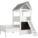 LIFETIME Cama Play Tower, Blanco - Somier enrollable