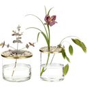 Villa Collection Vasen-Set ELVA aus Glas & Messing