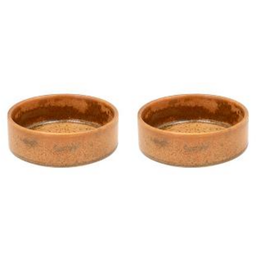 Villa Collection FJORD Bowls - 0.125 L, Set of 2 - Amber