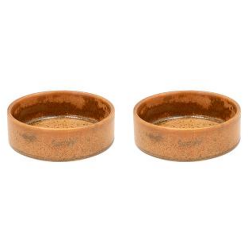 Villa Collection FJORD Bowls - 0.125 L, Set of 2 - Amber