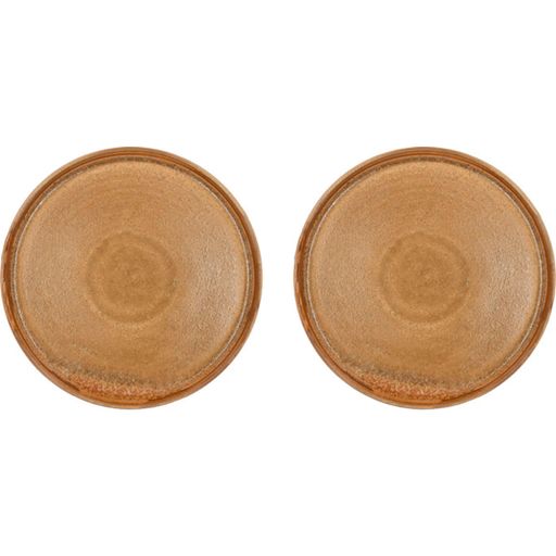 Villa Collection FJORD Plates, Set of 2 - Amber