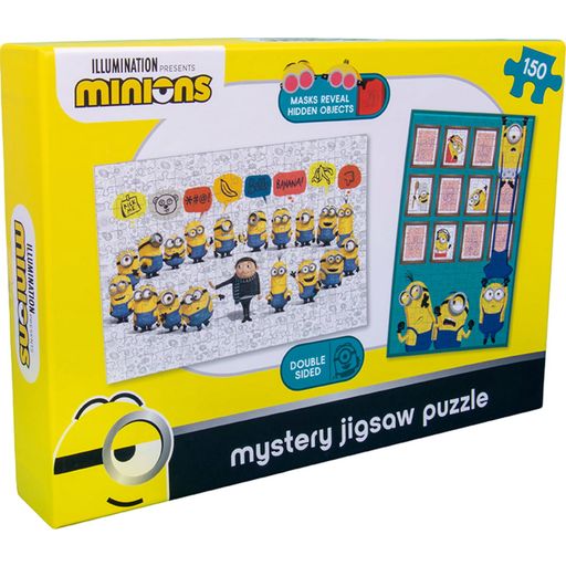 Puzzle Minions Double Face avec Lunettes Magiques - 1 pcs