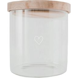 Eulenschnitt Heart Glass Container - 13 cm