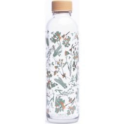 CARRY Bottle Botella de Vidrio - FLOWER RAIN, 0,7 L - 1 ud.