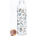 CARRY Bottle Botella de Vidrio - FLOWER RAIN, 0,7 L - 1 ud.