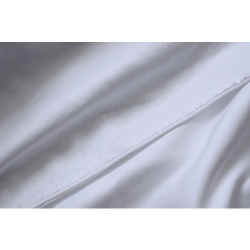 Mako Satin Bettwäsche Deckenbezug 135 x 200 cm - White