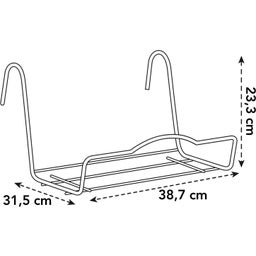 elho Portabalconette per barcelona 50 cm - antracite