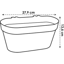 elho loft urban green wall duo, 28 cm