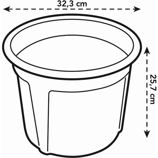 Pot pour Pommes de Terre GREEN BASICS - 33 cm - Noir