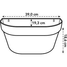 elho Jardinière Murale LOFT URBAN - 40 cm