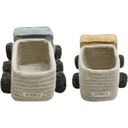 Lorena Canals Mini Trucks Basket Set - 1 item