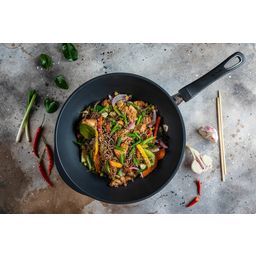 Gastrolux WOK con Griglia e Manico Staccabile - 1 pz.