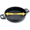 Gastrolux Pan with High Sides & Handles - 28 cm