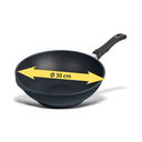 Gastrolux WOK con Manico Staccabile - 1 pz.