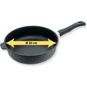 Sauté Pan with High Sides and Detachable Handle - 20 cm