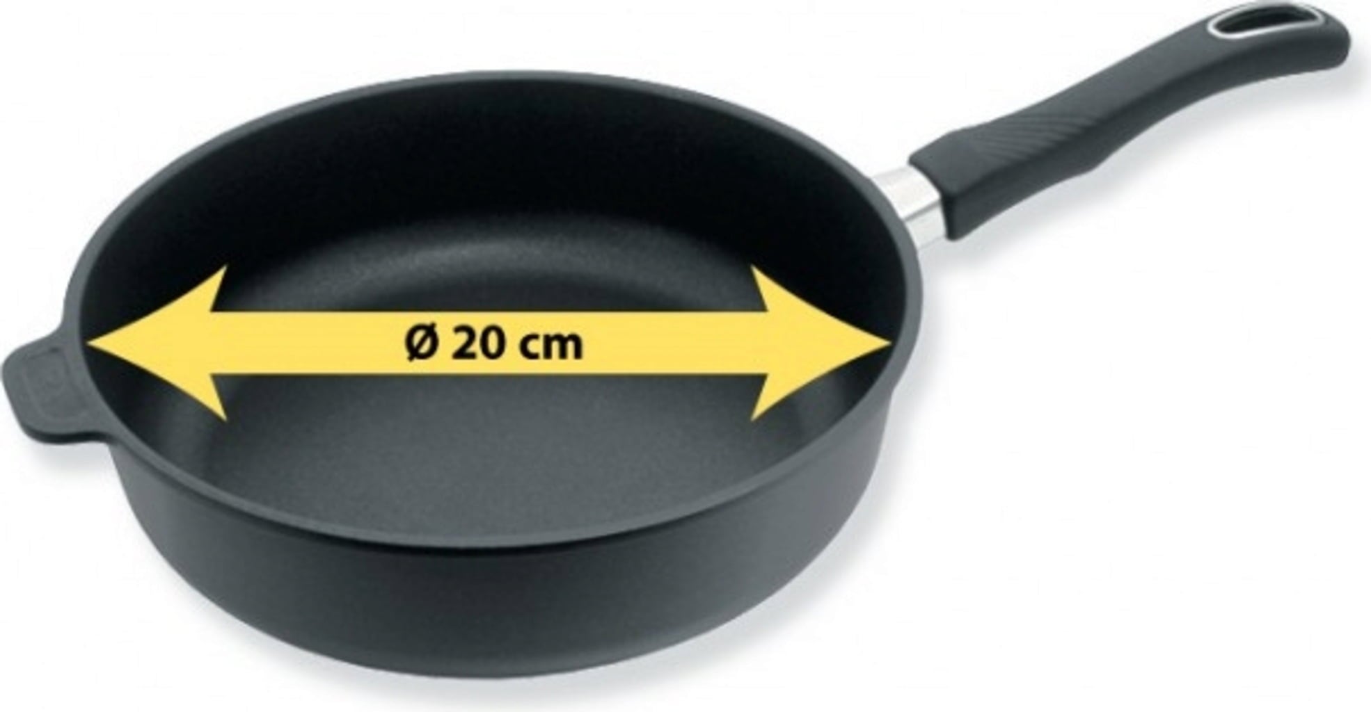 Gastrolux Hochrandpfanne mit abnehmbarem Stiel - 20 cm