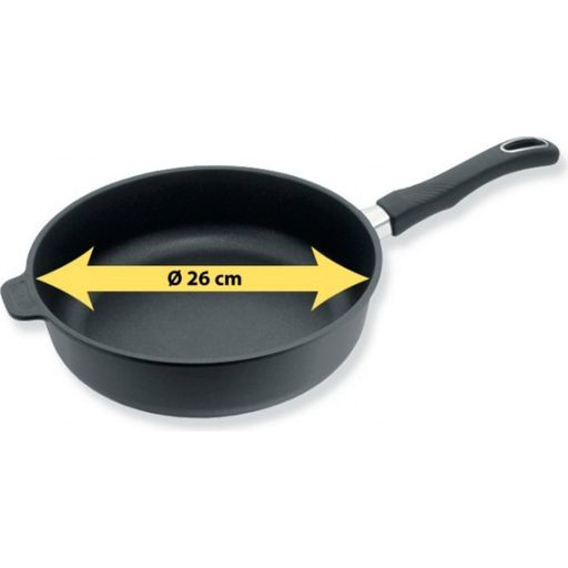 Sauté Pan with High Sides and Detachable Handle - 26 cm
