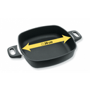 Gastrolux Square Pan with High Sides & Handles - 7 cm high