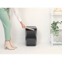 Brabantia Sort & Go - Poubelle Empilable - Grey