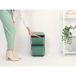 Brabantia Sort & Go - Pattumiera Impilabile - Fir Green