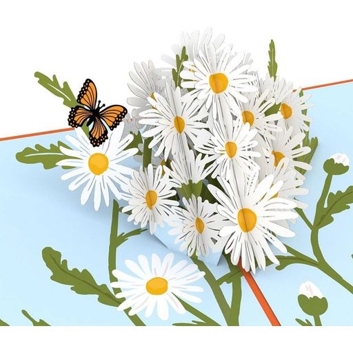 Lovepop Daisies with a Butterfly - Pop-Up Card - 1 item