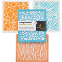 ecoLiving Sponge Cloths - Set of 4 - Animal